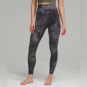 lululemon Align Super High-Rise Pant 
Diamond Dye Pitch Grey Graphite Leggings